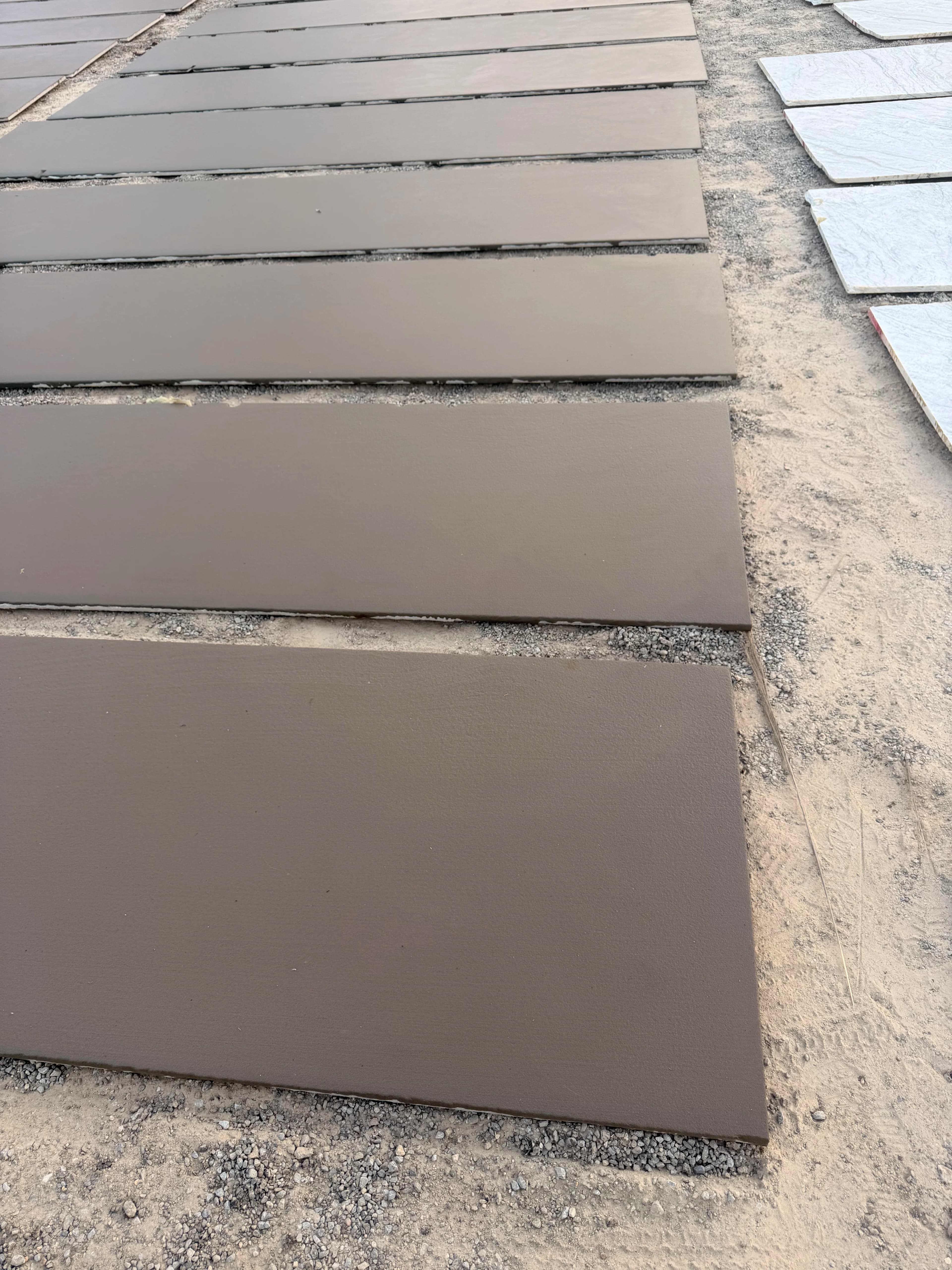 Sandy Brown Satin