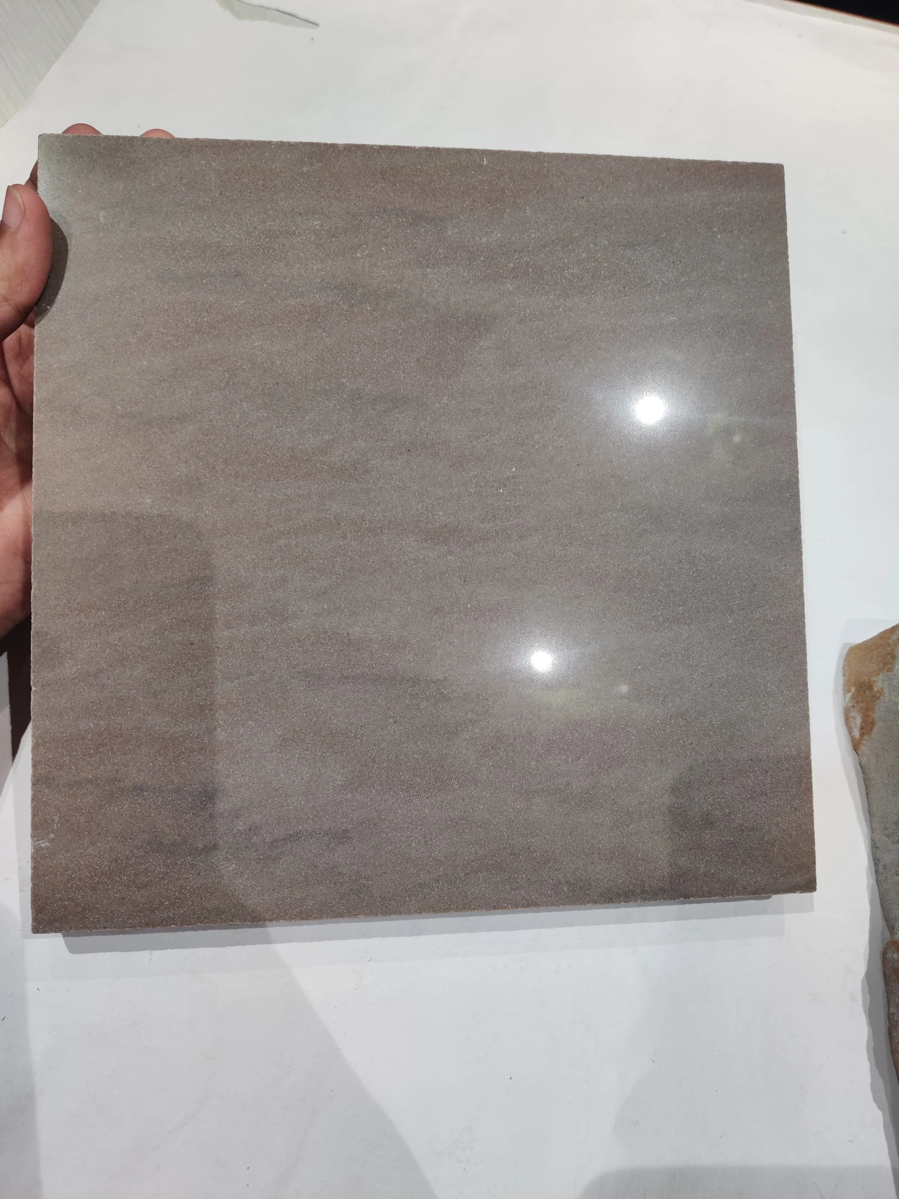 Sandy Brown Mirror - alternate view