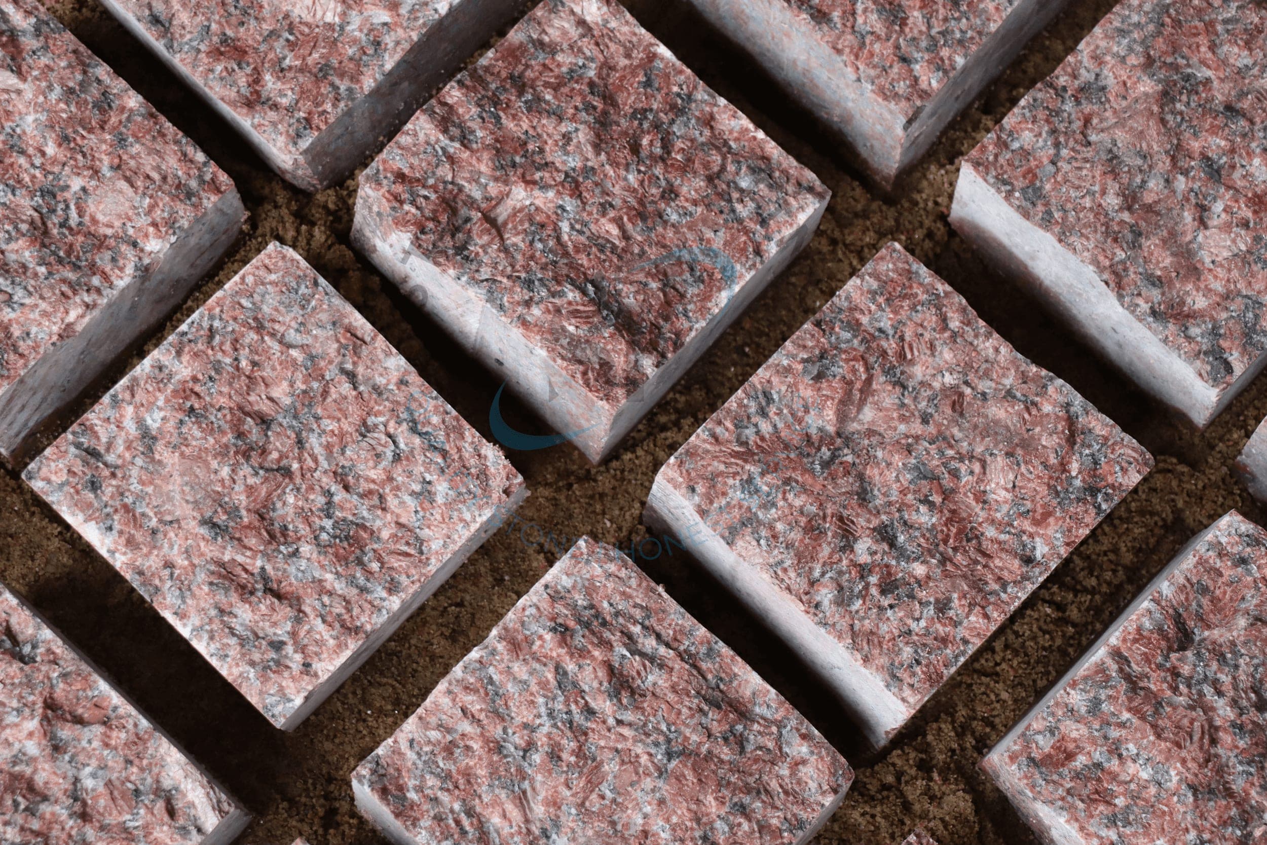 Red Crystal Granite Rockface Natural - alternate view