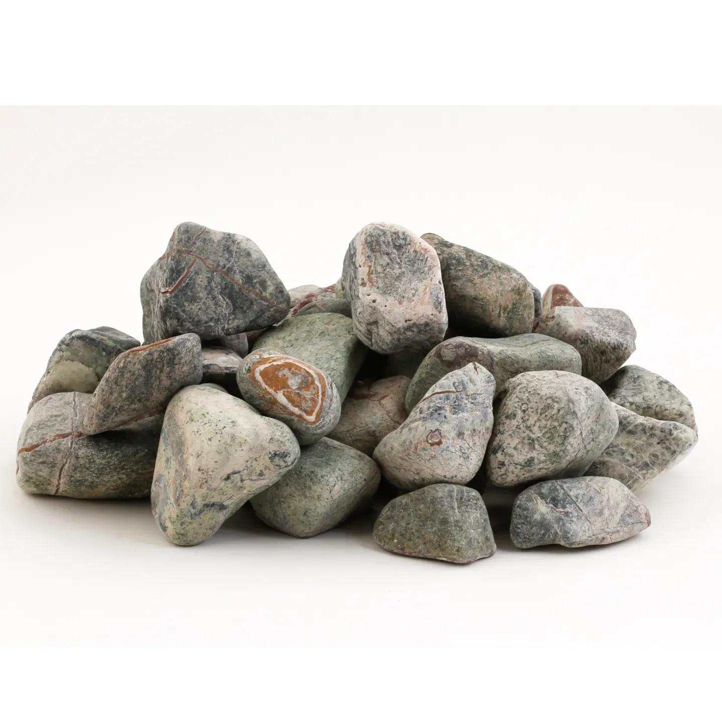 Rainforest Green Pebbles - alternate view