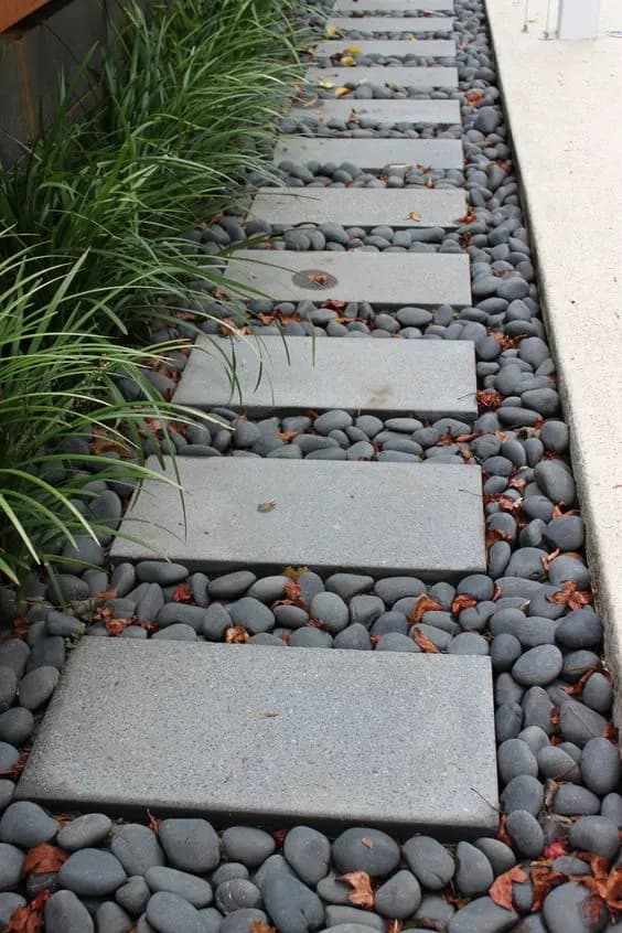 Ebony River Pebbles - alternate view