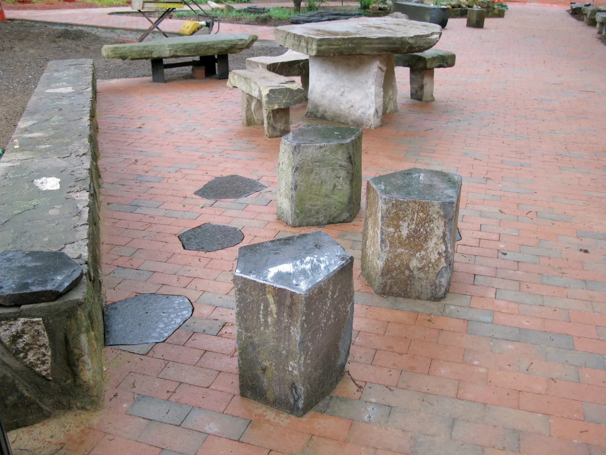 Stone Seating Set